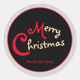 Pegatina Redonda El rojo de la pirámide blanca gris se inclina sobr