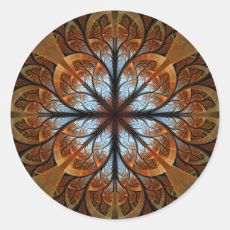 Pegatina Redonda El Rosa de Merlin