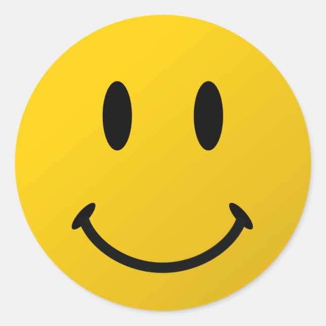 Pegatina Redonda El rostro original (Anverso)