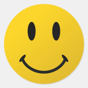 Pegatina Redonda El rostro original