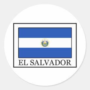 Pegatina Redonda El Salvador