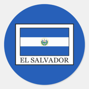 Pegatina Redonda El Salvador