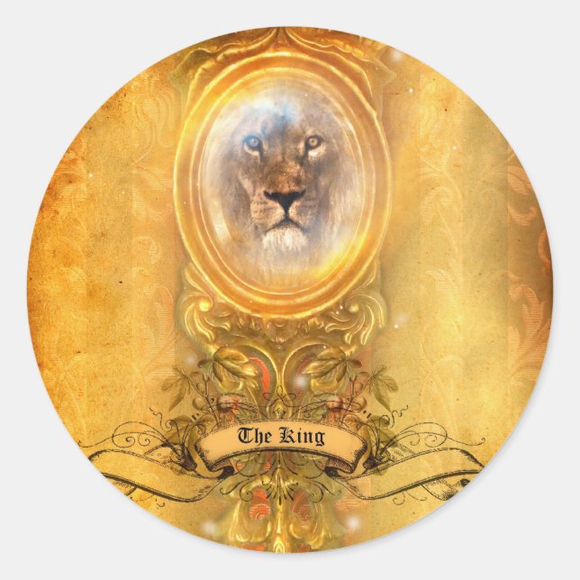 Pegatina Redonda Él se repite (Anverso)