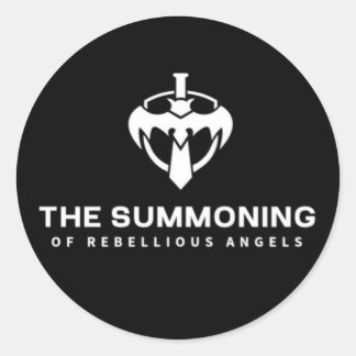 PEGATINA REDONDA EL SUMAMIENTO DE ÁNGELES REBELDES