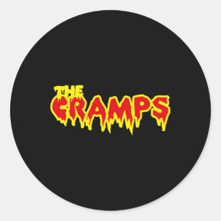 Pegatina Redonda El texto de los Cramps