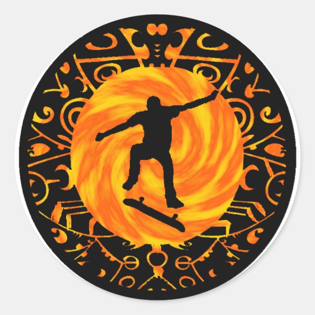 PEGATINA REDONDA EL TIRÓN DE TRE (Anverso)