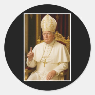 Pegatina Redonda El Vaticano cristiano cristiano cristiano un nuevo