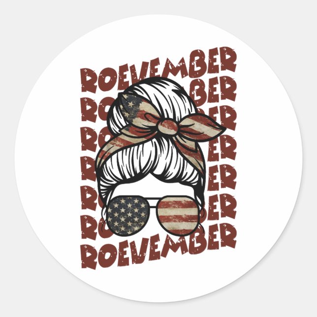 Pegatina Redonda Elecciones del 24 de noviembre (Anverso)