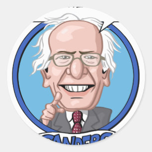 Pegatina Redonda Elecciones presidenciales de 2016