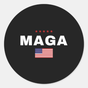 Pegatina Redonda Elecciones presidenciales estadounidenses de 2024 