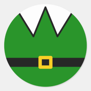 Pegatina Redonda elefante