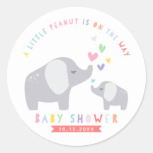 Elefante de cacahuate pequeño | BABY SHOWER | Arco