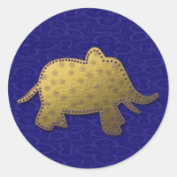 elefante dorado