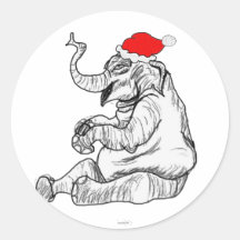 Elefante navidad