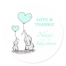 Elefantes | Mint Balloons Baby Shower Gracias
