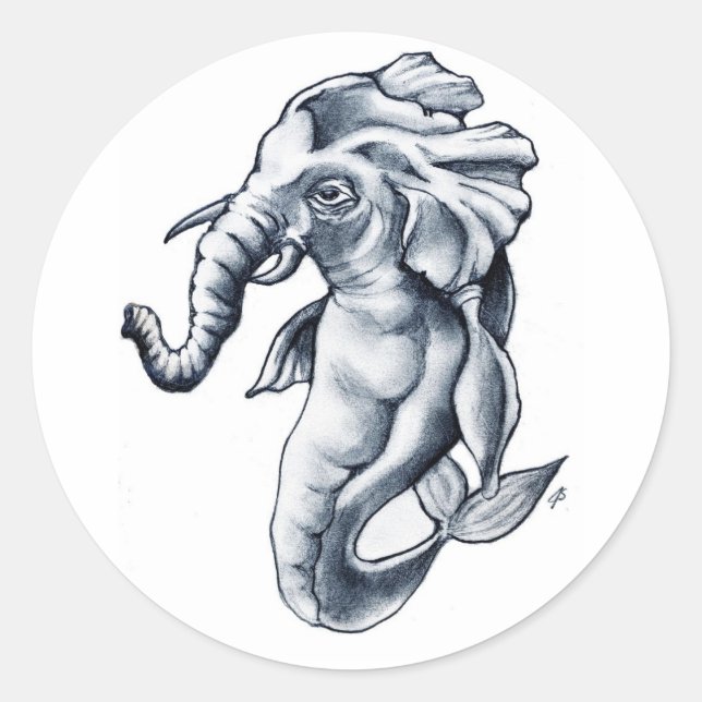 Pegatina Redonda Elefishgerald030_copy (Anverso)