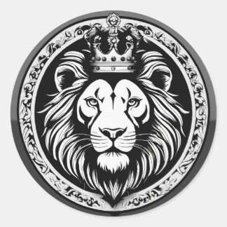 Pegatina Redonda "Elegancia arrolladora".