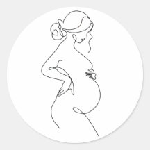 Elegancia materna: mujeres embarazadas en línea de