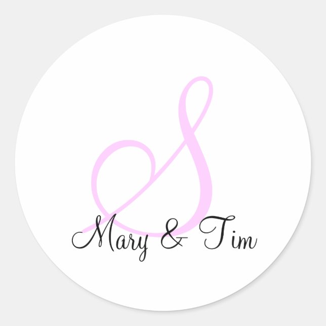 Pegatina Redonda Elegancia sutil (Anverso)