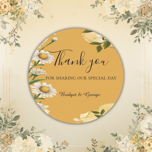 Pegatina Redonda Elegancia vanguardista de Margaret Flower (Subido por el creador)