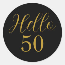 Elegante 50 aniversario de oro negro