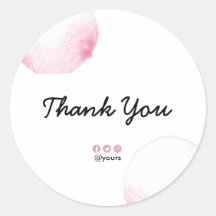 Elegante acuarela Minimalista Pincel rosa Pastel