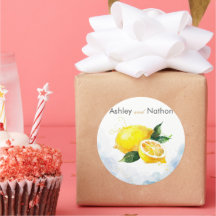 Elegante Boda de color amarillo limón y azul acuát