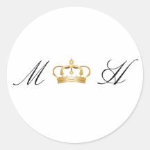 Elegante Boda de la Corona de Oro Real