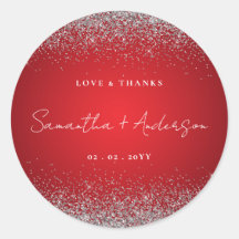 Elegante Boda Rojo y Espumoso