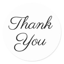 Elegante Caligrafía Negra Gracias