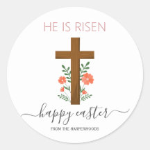 Elegante Cruz cristiana de la caligrafía floral de