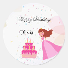 Elegante cumpleaños de princesa de Disney