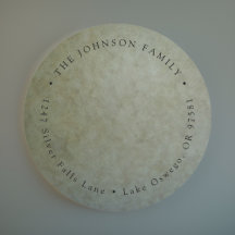 Elegante dirección de devolución en oro Sage