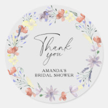 Elegante ducha de novia floral boho