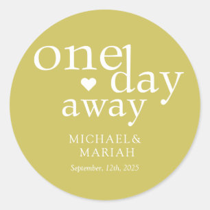 Pegatina Redonda Elegante La Noche Antes De La Cena De Ensayos