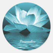 Elegante Lotus Flower Ocean Zen Yoga personalizado