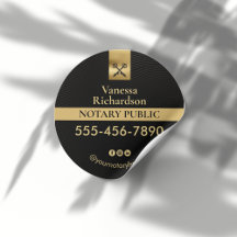 Elegante Notario Oro Negro Skeleton Key Marketing