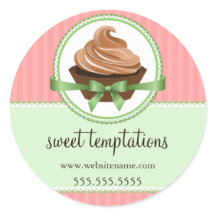 Elegante Pastel de torta de menta Caja de panaderí