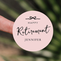 Elegante Rubor Pink Staff Retirement Party Favor