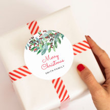 Elegante Vegetación Feliz Navidad