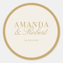 Elegante y Clásico Boda de Marfil y Oro