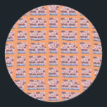 Pegatina Redonda Elegante y único arte con estampado cardíaco para<br><div class="desc">Obras de arte de estilo cordial exclusivas para todas las edades Añade un toque de amor a tu colección de artículos de papelería con este diseño de corte Sentimental Hearts Checkered. Ya sea un portátil, una tarjeta de felicitación o un pegatina, este diseño aporta una estética romántica y elegante a...</div>