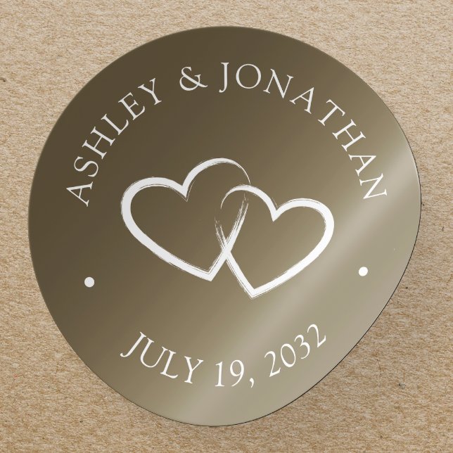 Pegatina Redonda Elegantes elementos modernos y sencillos (Subido por el creador)