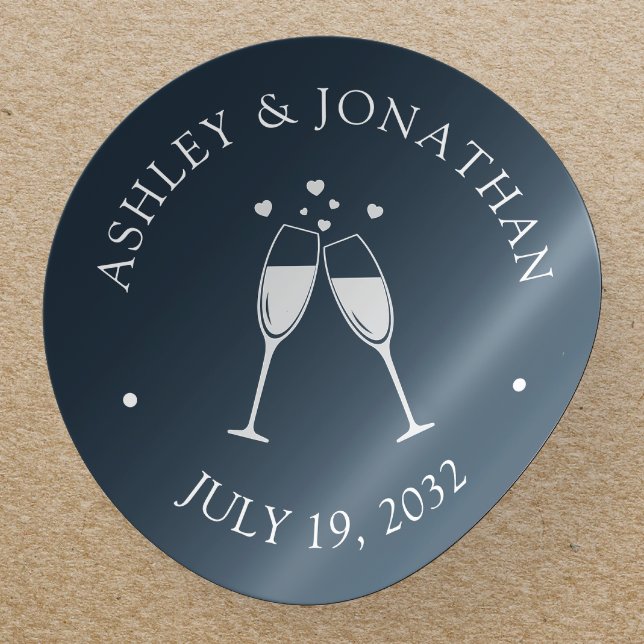 Pegatina Redonda Elegantes elementos modernos y sencillos (Subido por el creador)