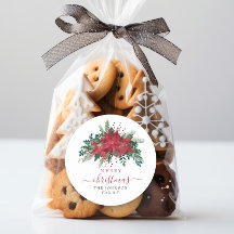 Elegantes Navidades de la Poinsettia Roja