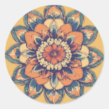 Elegantes Pegatinas florales