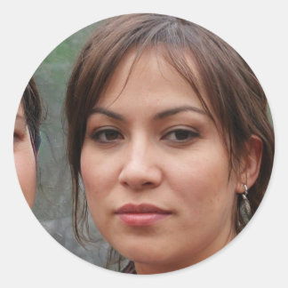 Pegatina Redonda Elegir amabilidad