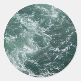 Pegatina Redonda Elemento Collage, Scrapbooking