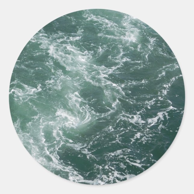 Pegatina Redonda Elemento Collage, Scrapbooking (Anverso)