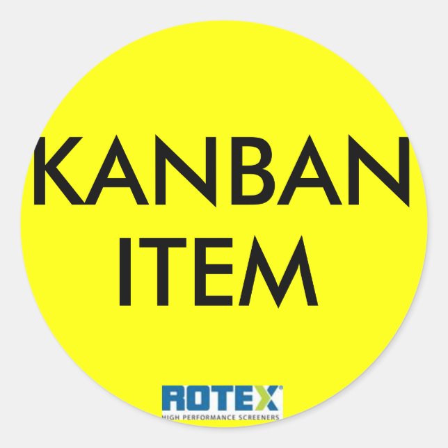 PEGATINA REDONDA ELEMENTO DE KANBAN (Anverso)